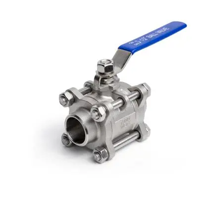 Butt-weld ball valve